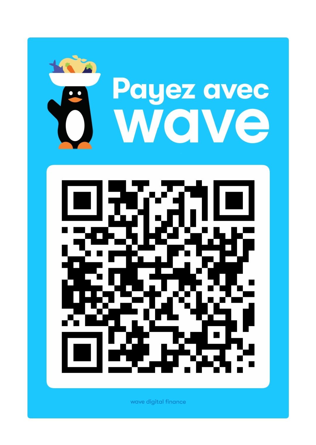 QR Code Wave — Paiement Béniafet Crêperie